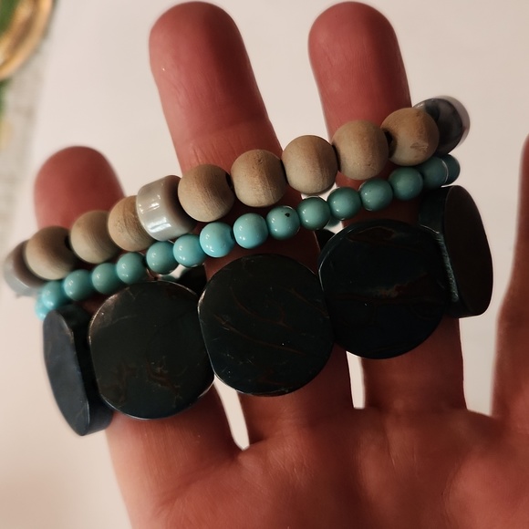 Lot of stretch vintage bracelets 8total - Picture 4 of 4